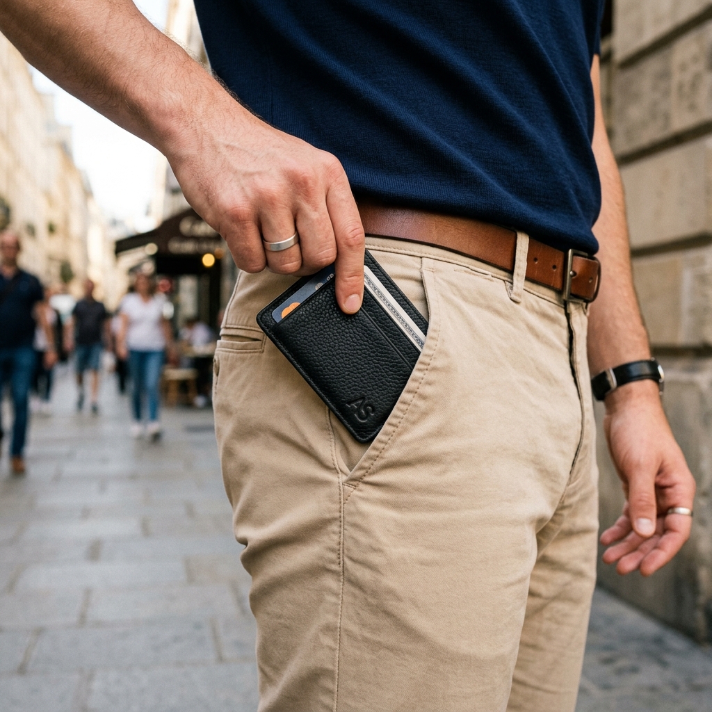 Slim Cardholder - Black - View