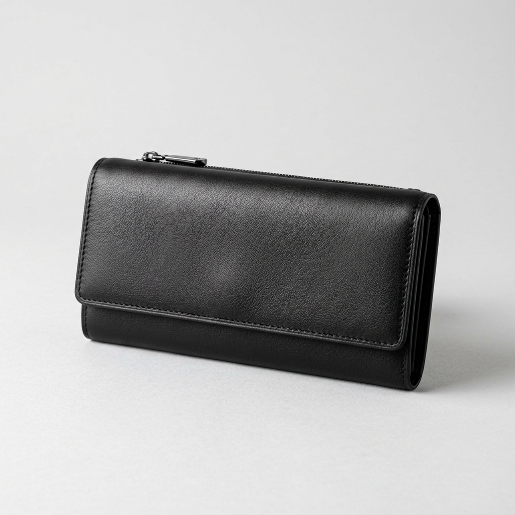 Executive Long Wallet - Black
